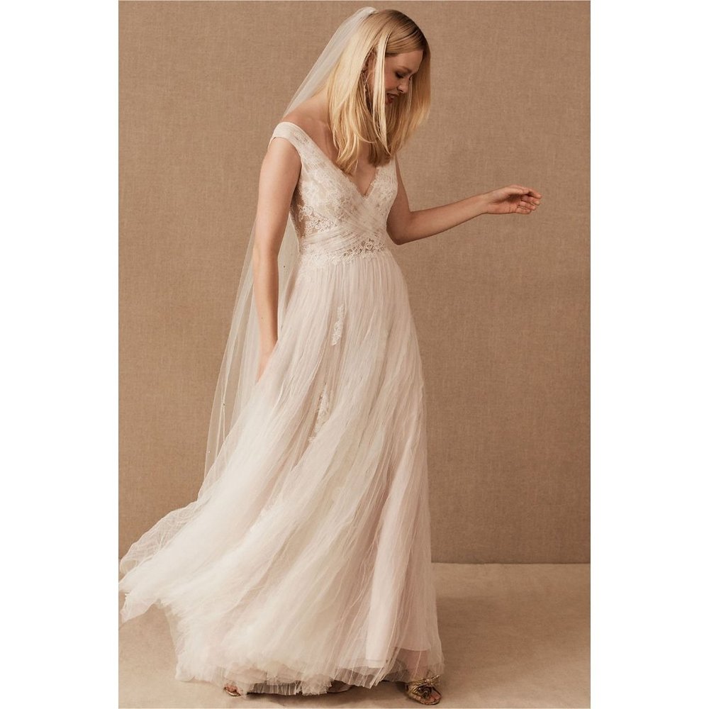 BHLDN Watters Malone Wedding Gown Size 4